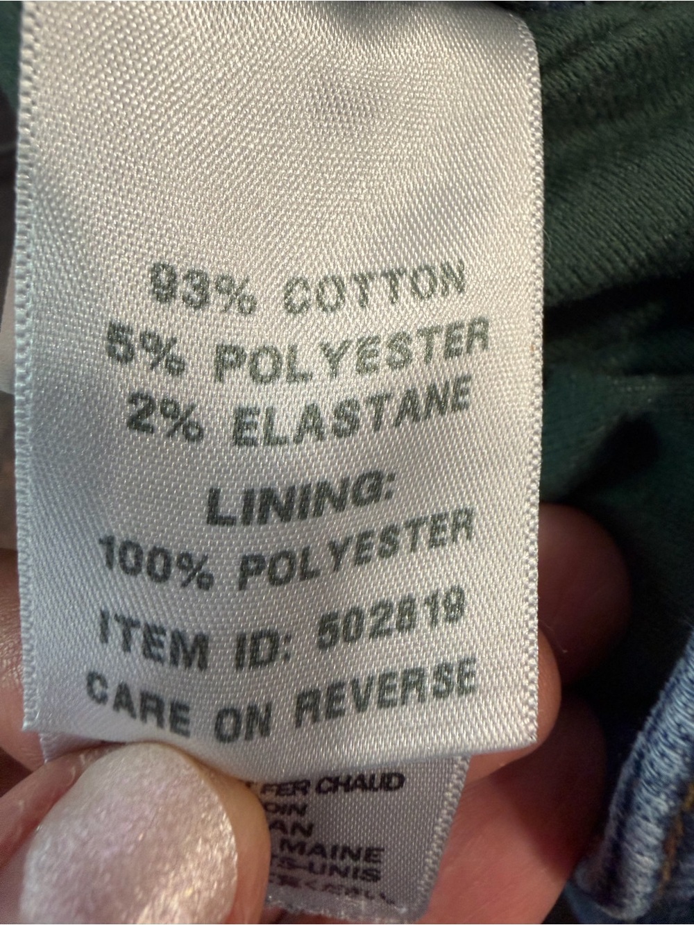 L.L. Bean Women's Straight-Leg Jeans in Mid Blue - Picture 4 of 4